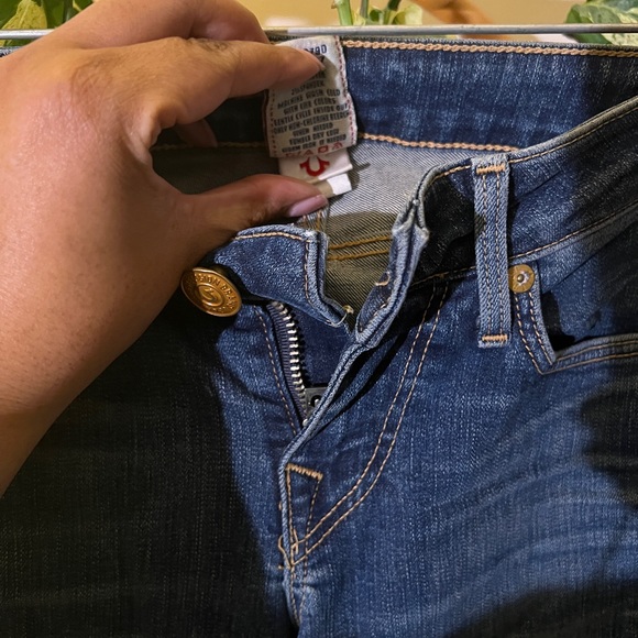 Medium Blue True Religion Low Rise Becky Bootcut jeans - Picture 7 of 11